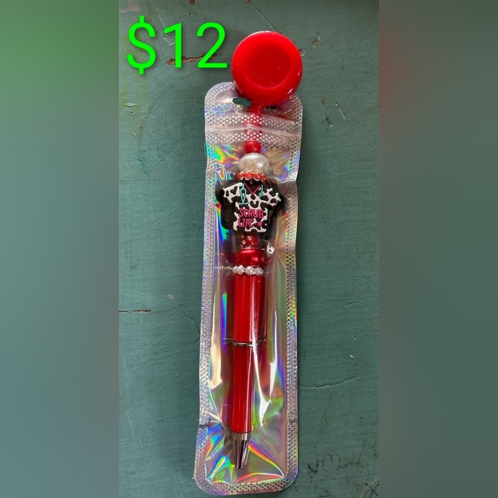 Red Nurse Rtractable Pen